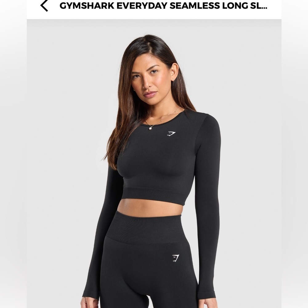 Gymshark Everyday Seamless Long Sleeve Crop Top